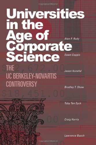 Universities in the age of corporate science : the UC Berkeley-Novartis controversy