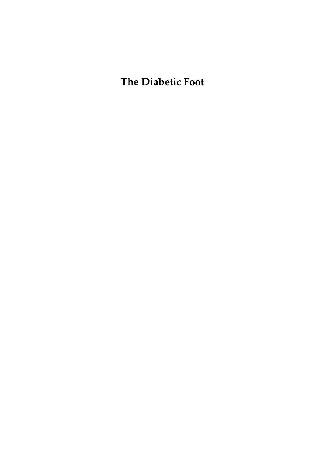 The Diabetic Foot