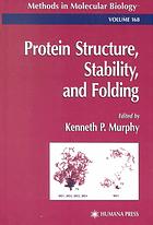 Protein Structure, Stability, and Folding