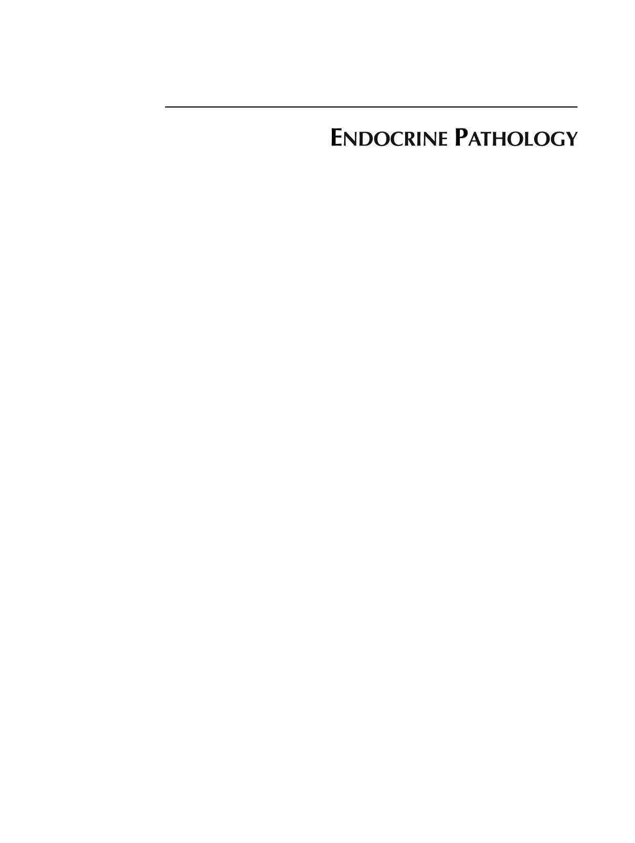 Endocrine Pathology