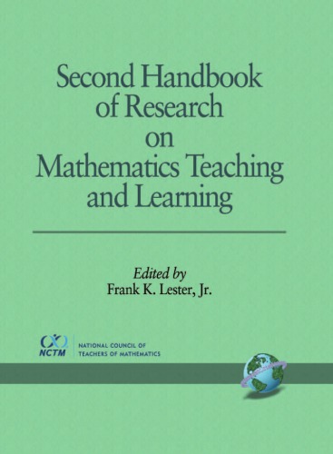 Second Handbook of Research on Mathematics Teaching and Learning