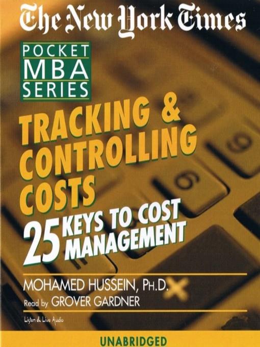 Tracking & Controlling Costs