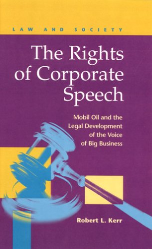 The Rights of Corporate Speech