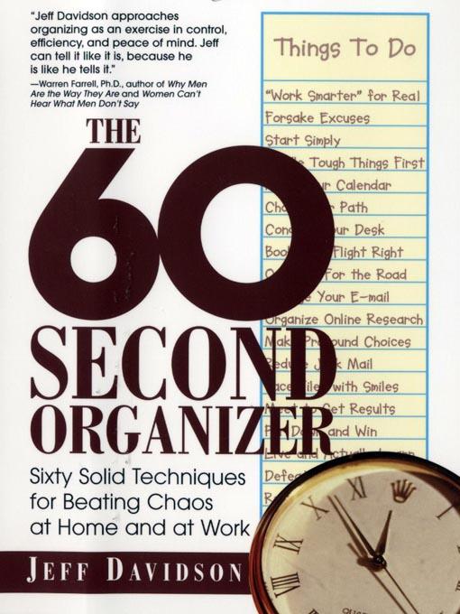 The 60 Second Organizer