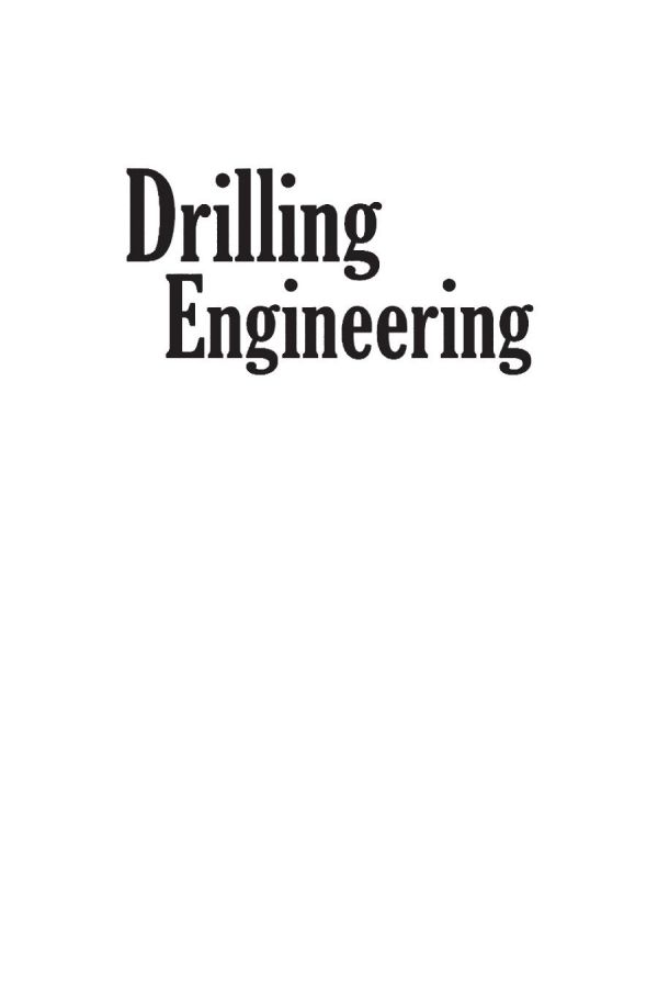 Drilling Engineering