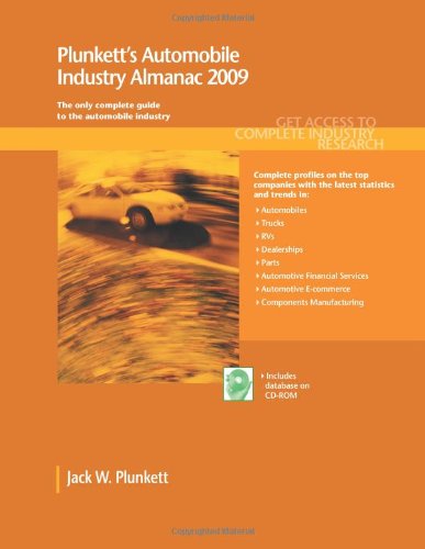 Plunkett's Automobile Industry Almanac 2009