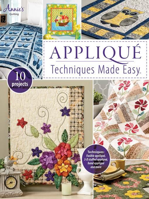 Appliqué Techniques Made Easy