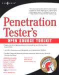 Penetration Tester's Open Source Toolkit [With CDROM]