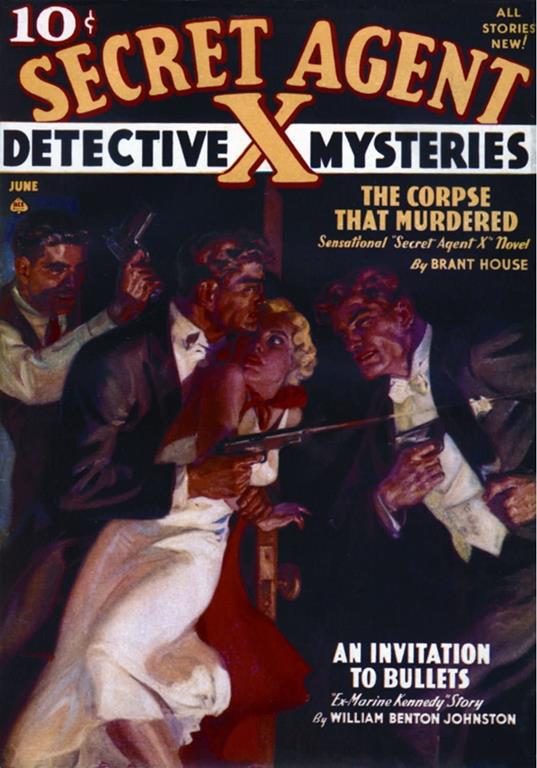 Secret Agent X - June 1938: Adventure House Presents