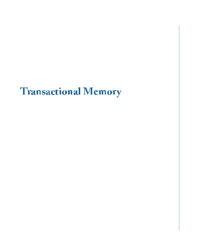 Transactional Memory