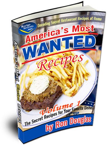 America's Most Wanted Recipes   Volume 1