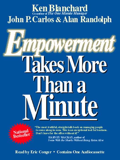 Empowerment Takes More Than a Minute