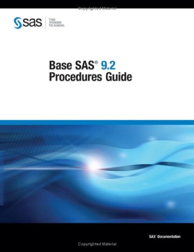 Base Sas 9.2 Procedures Guide