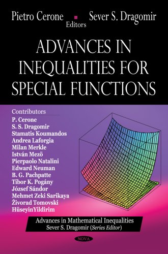 Advances in Inequalities for Special Functions