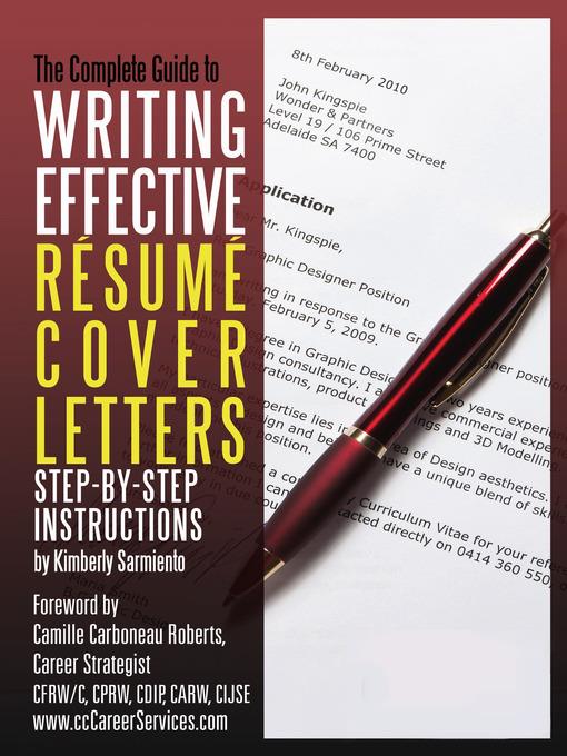 The Complete Guide to Writing Effective Résumé Cover Letters