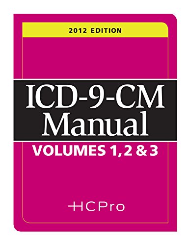 2012 ICD-9-CM Manual Vols 1,2&amp;3