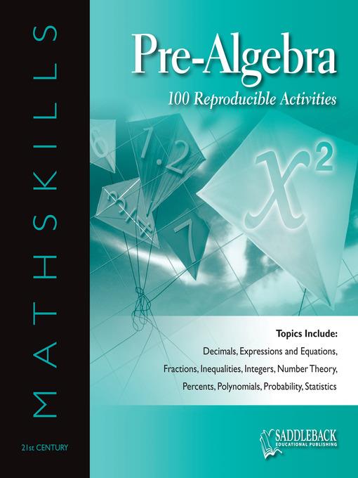 Mathskills Pre-Algebra