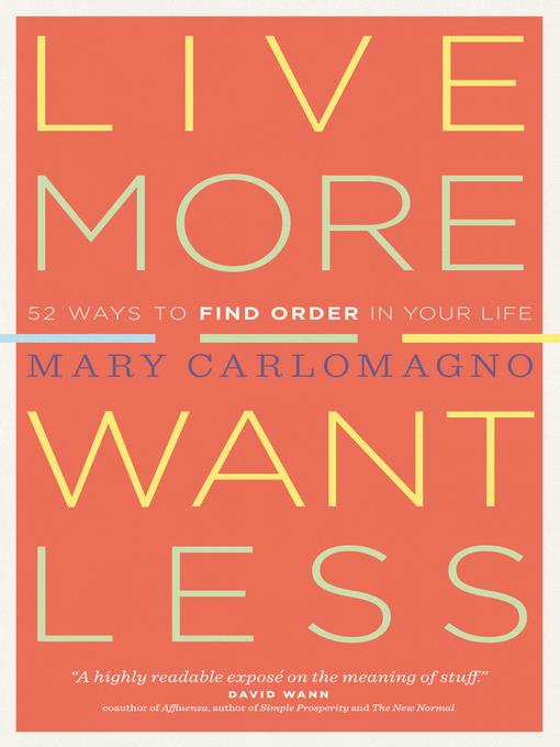 Live More, Want Less