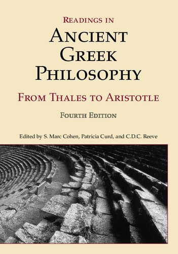 Readings in Ancient Greek Philosophy