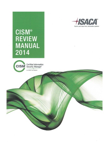 CISM review manual 2014.