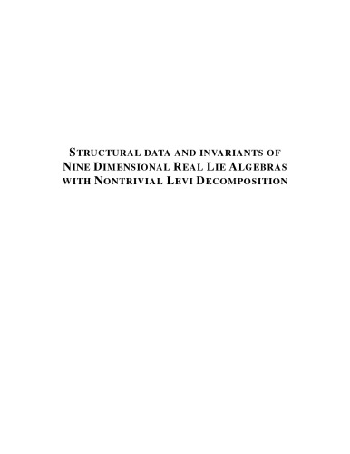 Invariants of 9 Dimensional Re