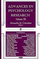 Advances in Psychology Research, Volume 58