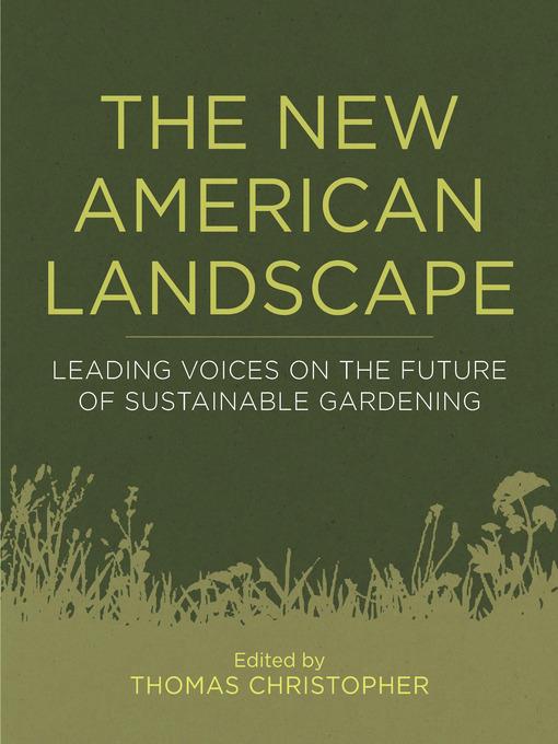 The New American Landscape