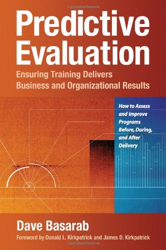 Predictive evaluation : ensuring training delivers business and organizational results