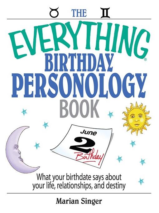 The Everything Birthday Personology Book