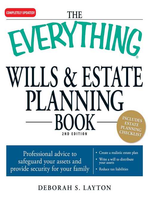 The Everything Wills & Estate Planning Book