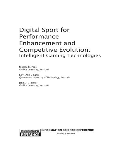 Digital Sport for Performance Enhancement and Competitive Evolution