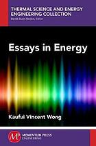 Essays in Energy