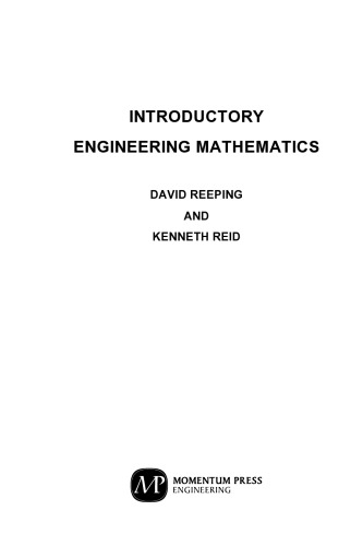 Introductory Engineering Mathematics