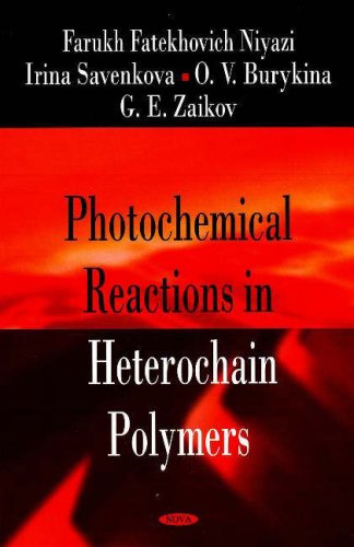 Photochemical reactions in heterochain polymers