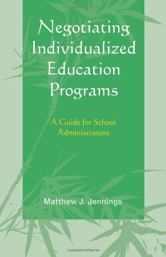 Negotiating Individualized Education Programs