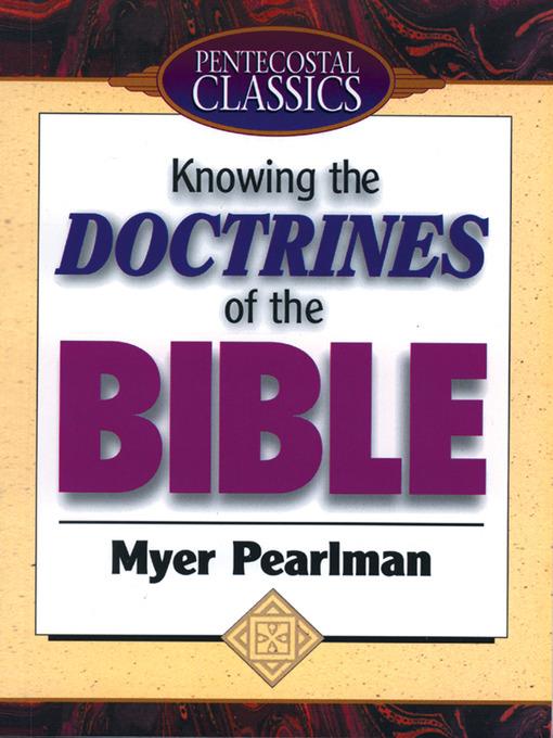 Knowing the Doctrines of the Bible