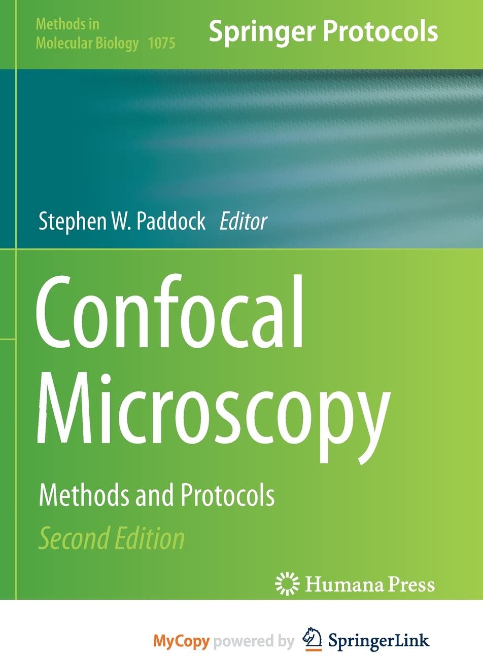 Confocal Microscopy: Methods and Protocols