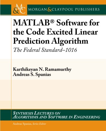 Matlab(r) Software for the Code Excited Linear Prediction Algorithm