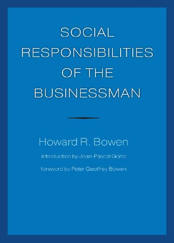 Social Responsibilities of the Businessman