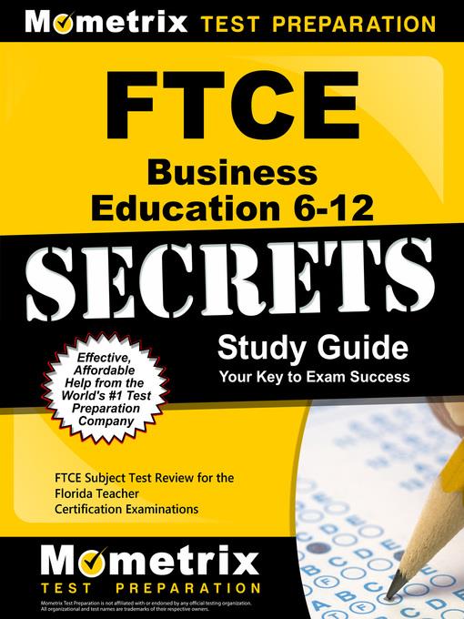 FTCE Business Education 6-12 Secrets Study Guide