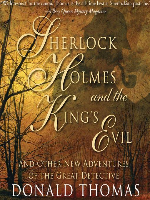 Sherlock Holmes and the King's Evil