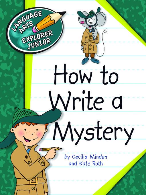 How to Write a Mystery