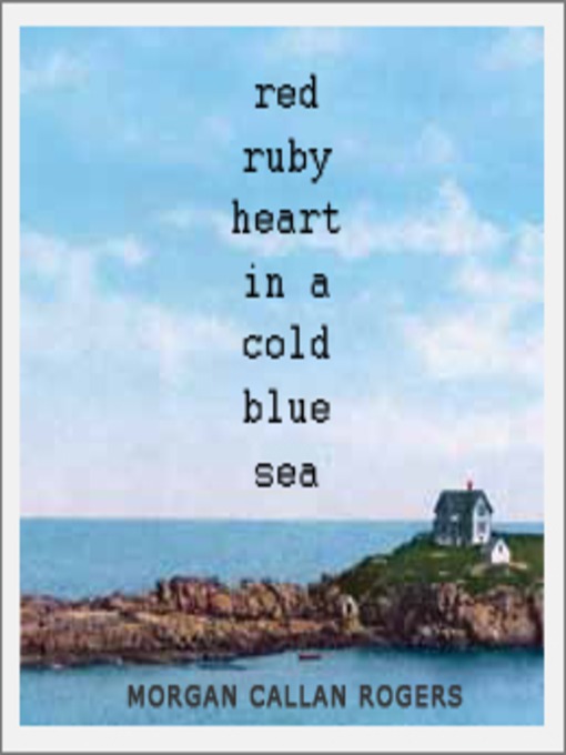 Red Ruby Heart in a Cold Blue Sea