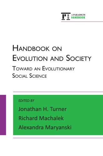 Handbook on Evolution and Society