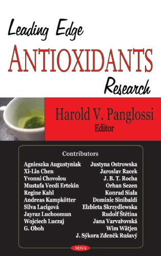 Leading edge antioxidants research