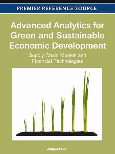 Advanced Analytics for Green and Sustainable Economic Development