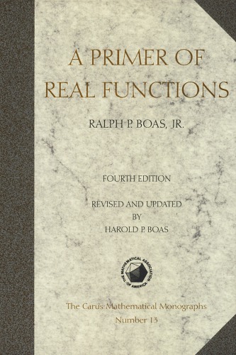 A primer of real functions