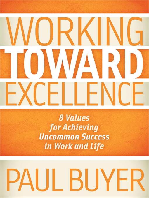 Working Toward Excellence