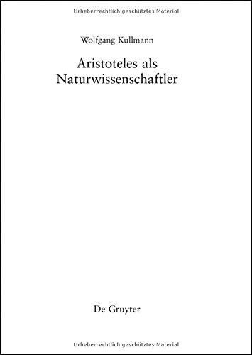 Aristoteles als Naturwissenschaftler