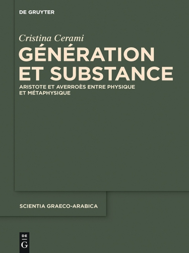 Generation Et Substance